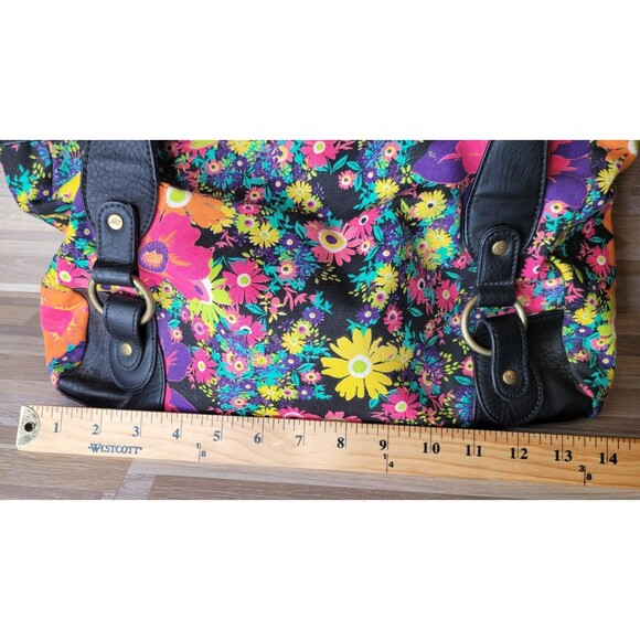 O’Neill Floral Bright and Funky Surfer Flower‎ Design Canvas Shoulder Bag Summer - Picture 12 of 15